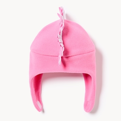Baby Girls' Microfleece Mohawk Trapper Hat - Pink