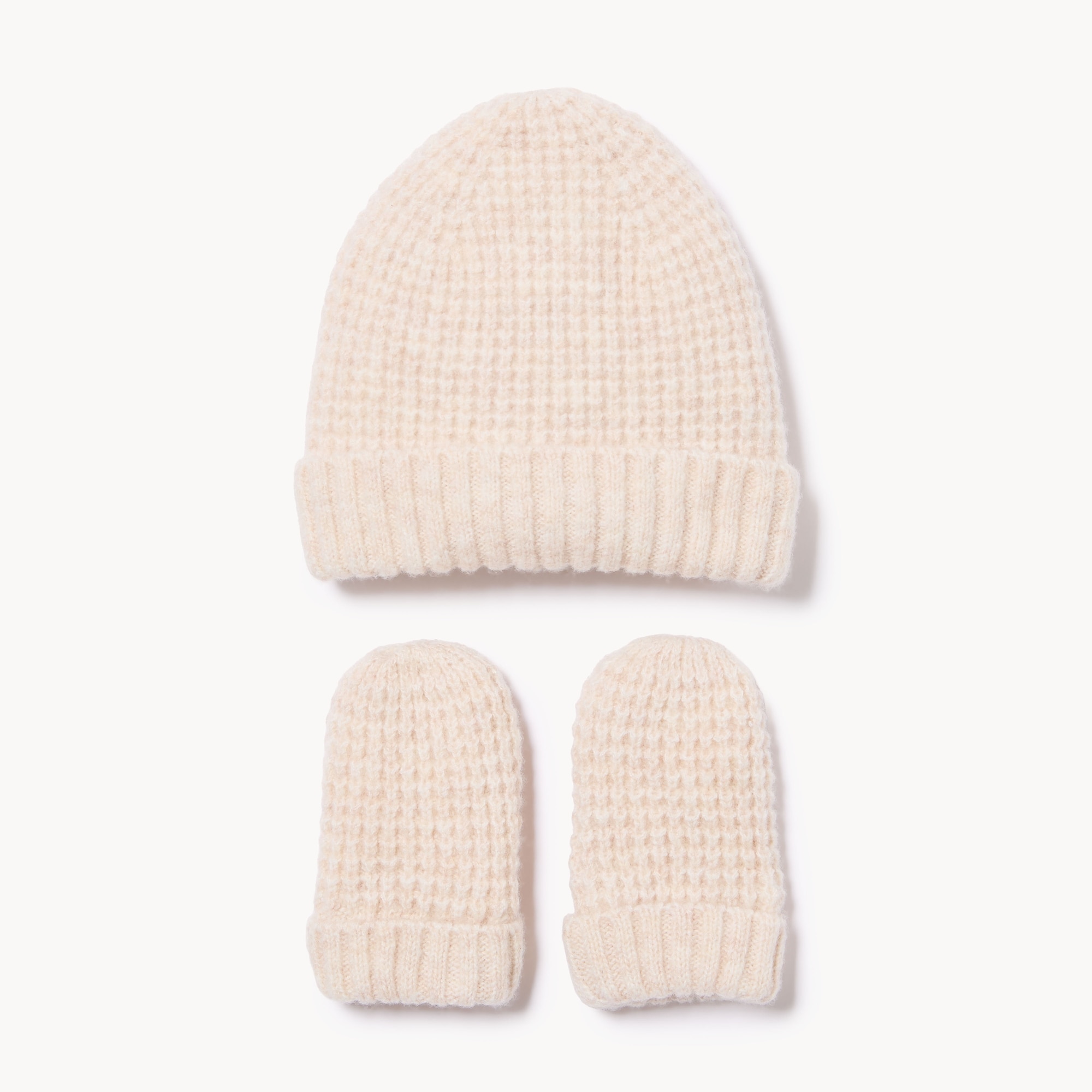 Baby Girls' Hat and Mittens Set