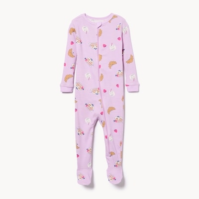 Joe Fresh Dormeuse à double fermeture éclair, bébés filles 1 ea, 14,00 $/1ch