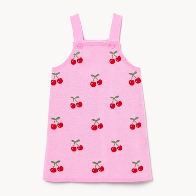 Baby Girls’ Knit Pinafore - Pink