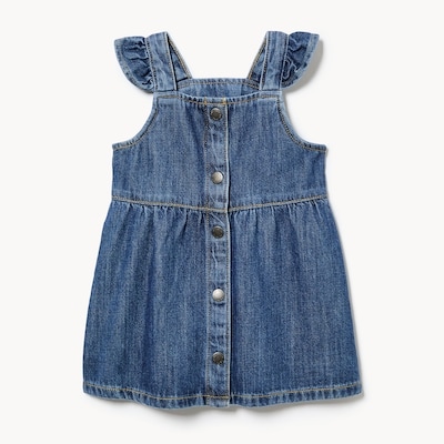 Joe Fresh Robe chasuble en denim pour bébés filles 1 ea, 19,00 $/1ch