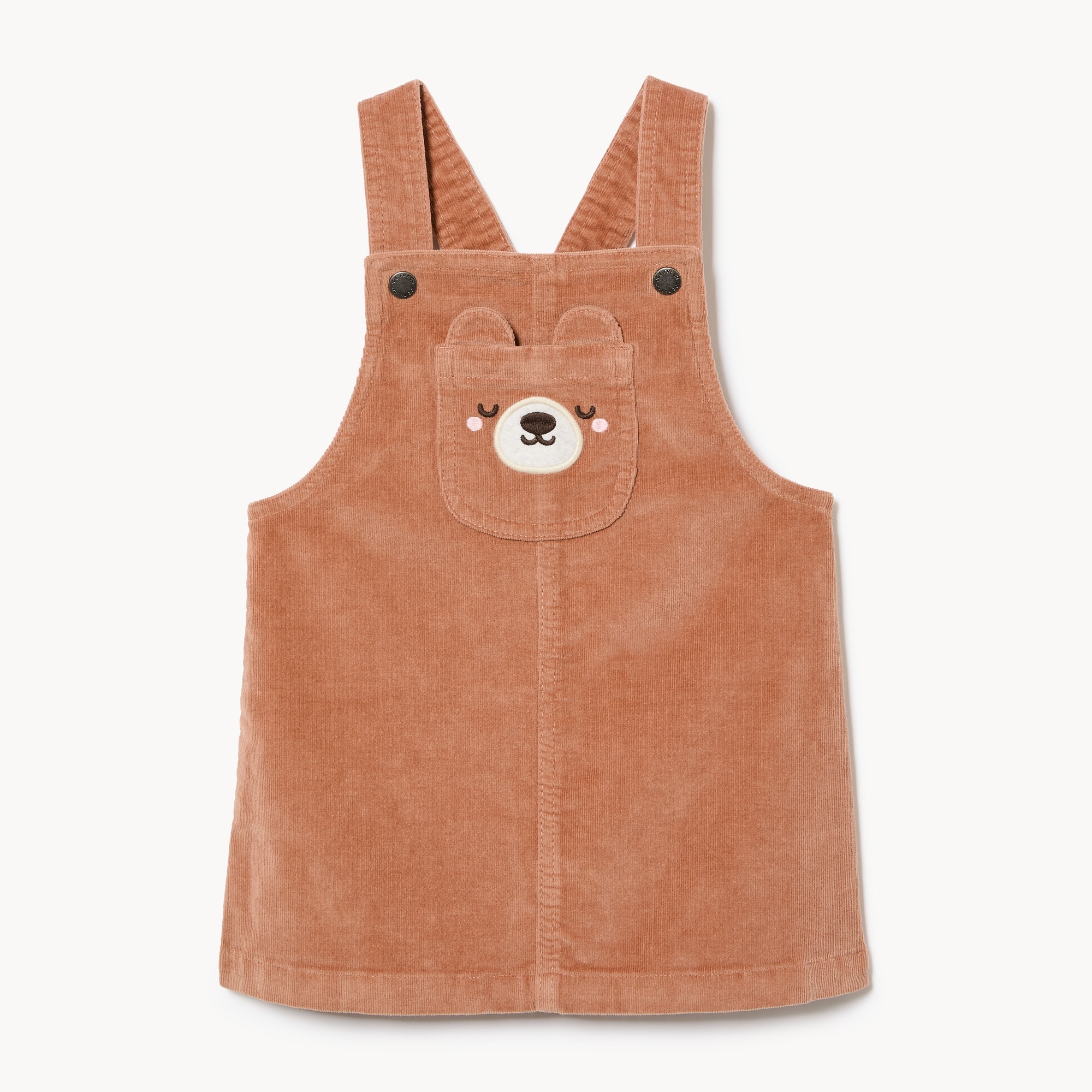 Robe chasuble en velours côtelé pour bébés filles