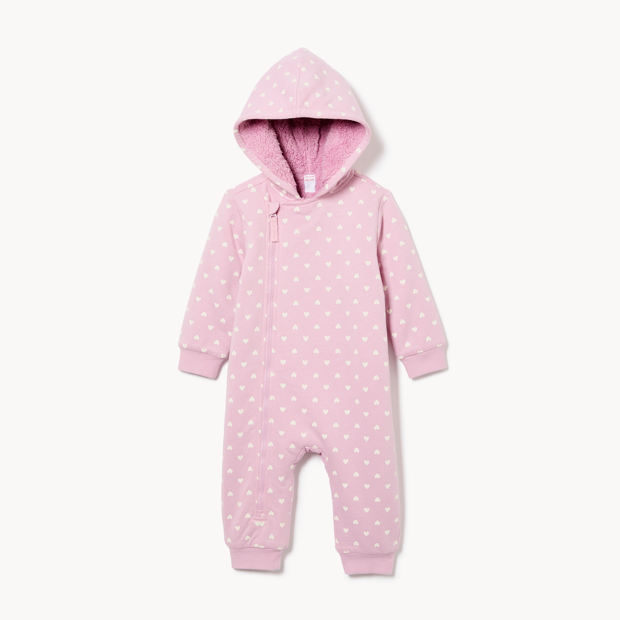 Barboteuse doublée de molleton pour bébés filles