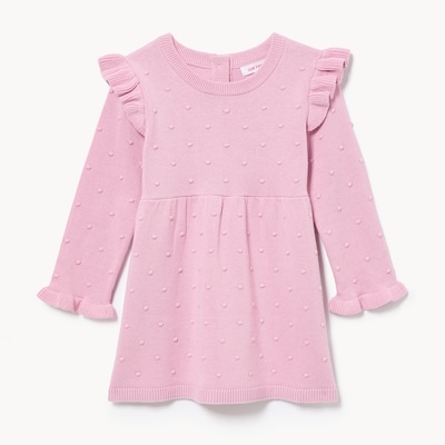 Baby Girls' Sweater Dress - Open Violet
