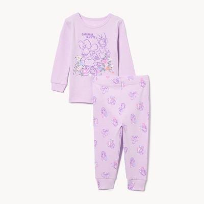 Baby Girls' Disney Minnie Mouse Sleep Set - Purple