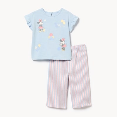 Baby Girls' Disney Minnie Mouse 2-Piece Set - Light Blue
