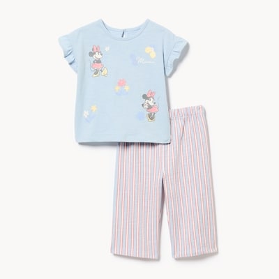 Baby Girls' Disney Minnie Mouse 2-Piece Set - Light Blue