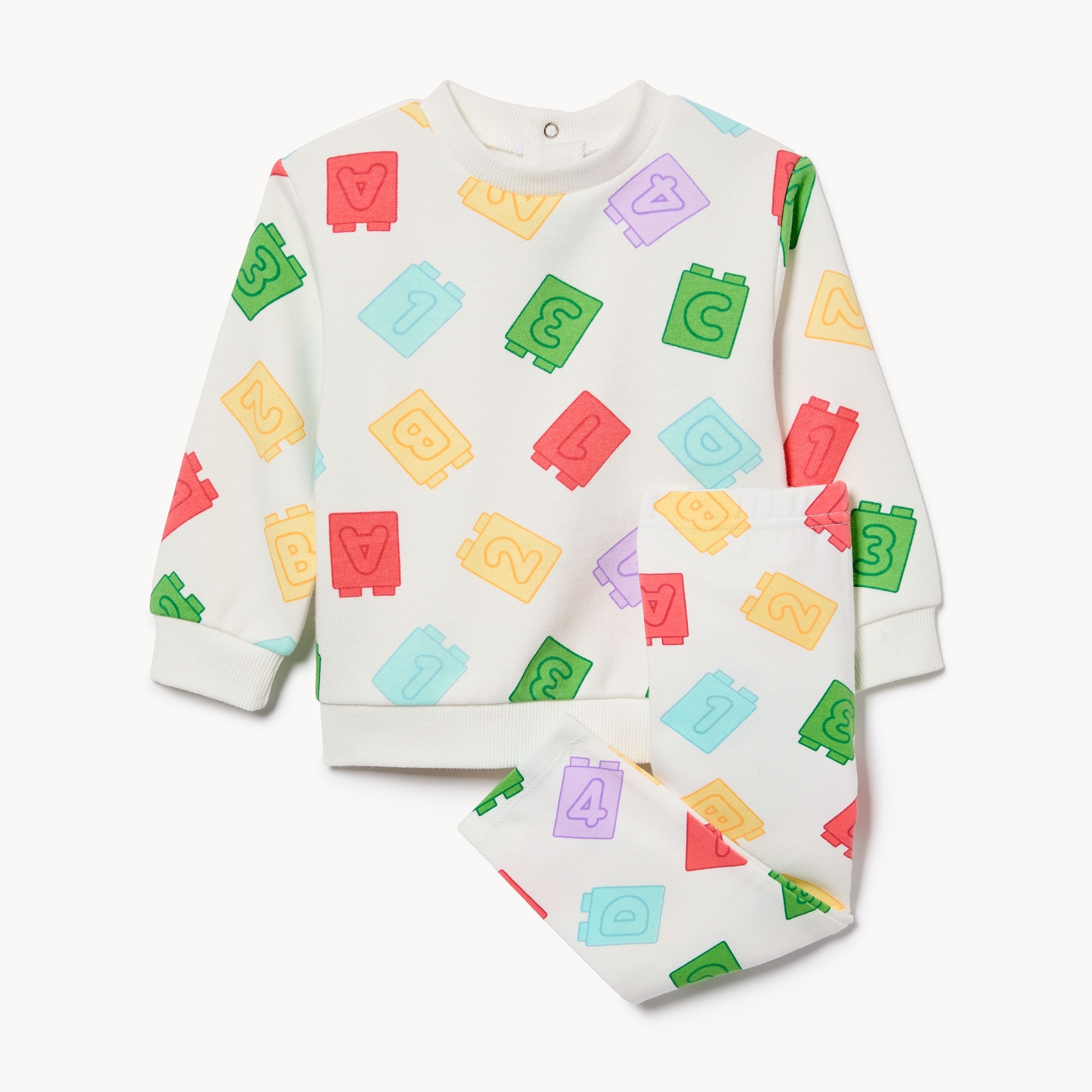 Ensemble 2 pièces imprimé LEGOMD pour bébés filles