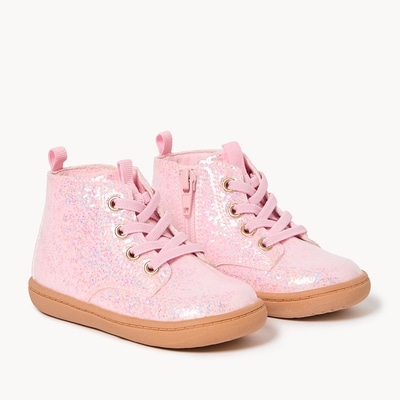 Baby Girls' Combat Boots - Pink