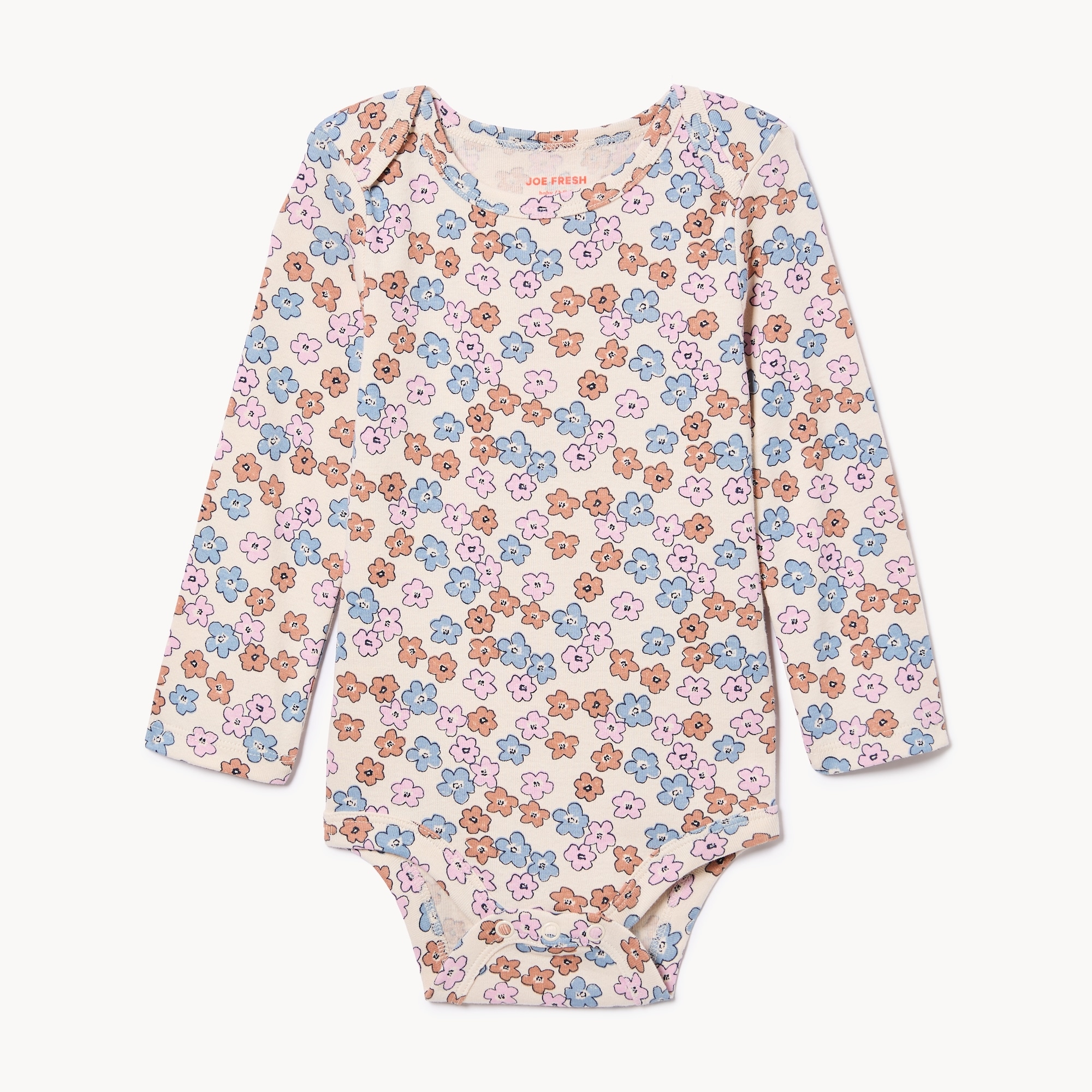 Cache-couche imprimé manches longues, bébés filles