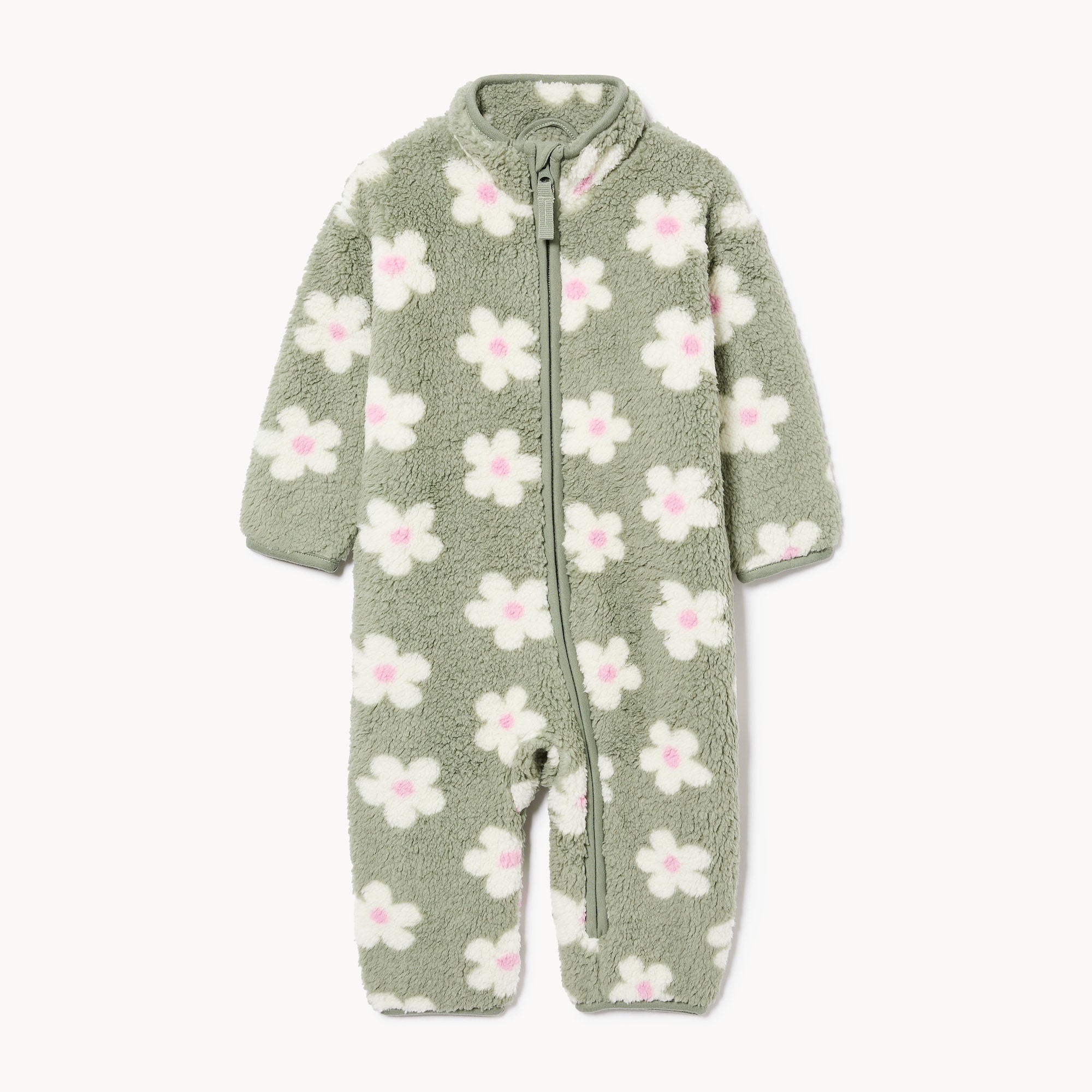 Barboteuse imprimée en molleton pour bébés filles
