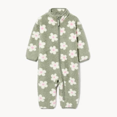 Joe Fresh Baby Girls' Teddy Fleece Printed Romper 1 ea, $24.00/1ea