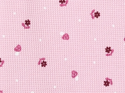 Baby Girls' Waffle Knit Printed Set