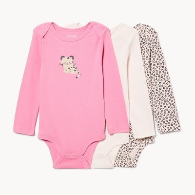 Joe Fresh Baby Girls' 3-Pack Bodysuit 1 ea, $16.00/1ea