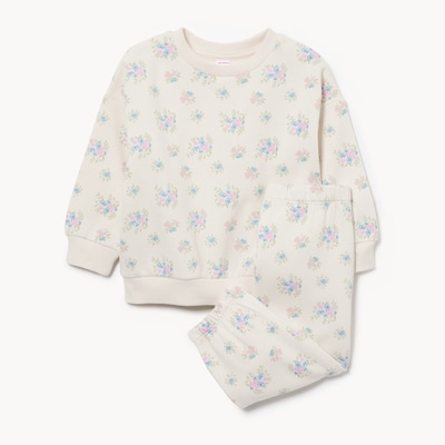 Baby Girls' Fleece Set - Off White