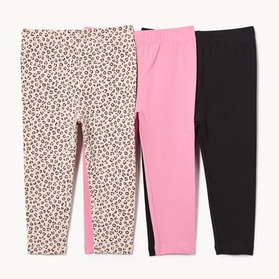 Baby Girls' 3-Pack Legging - Dusty Pink