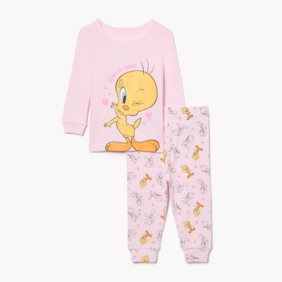 Joe Fresh Pyjama Titi des Looney Tunes pour bébés filles 1 ea, 19,00 $/1ch