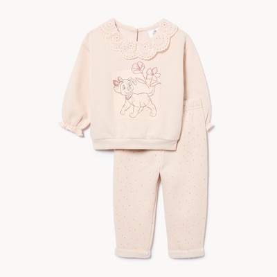Baby Girls' Disney 101 Dalmatian Eyelet Set - Cream