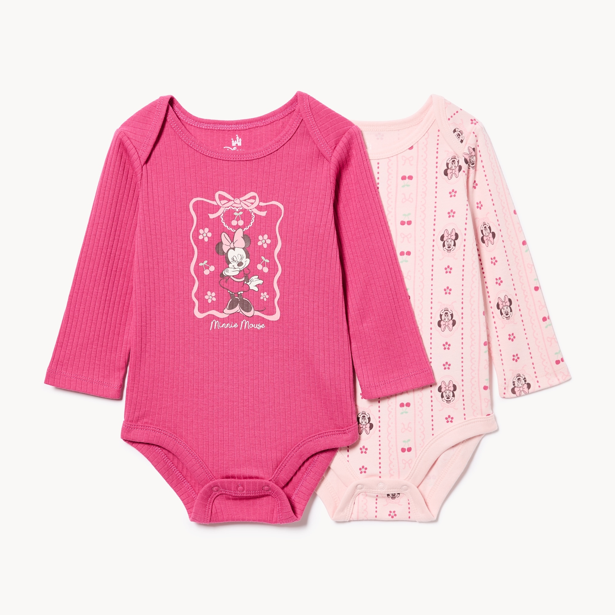 Baby Girls Disney Minnie Mouse 2-Pack Bodysuit