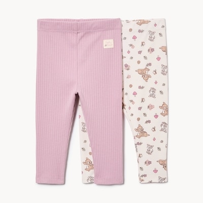 Baby Girls' Disney Bambi 2-Pack Legging - Lilac