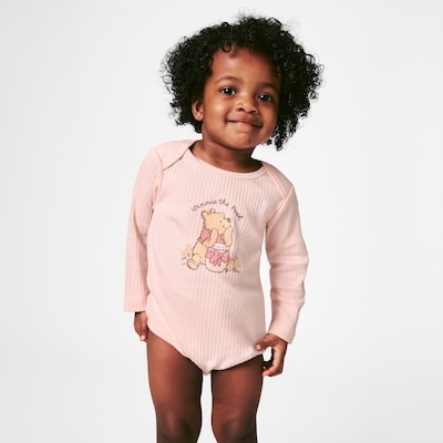 Baby Girls' Disney Winnie-the-Pooh 2-Pack Bodysuit - Pink