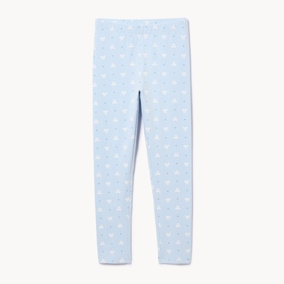 Kid Girls' Printed Legging - Light Blue