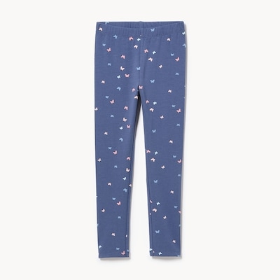 Legging imprimé pour filles - Marine pâle