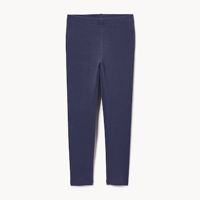 Legging côtelé pour filles - Marine foncé