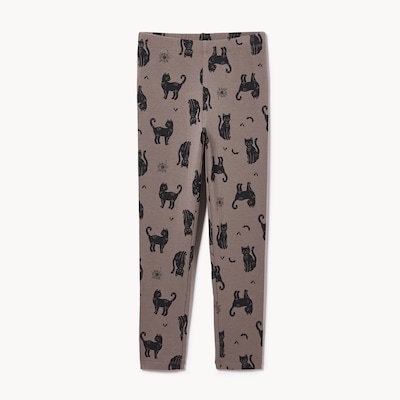 Kid Girls' Printed Legging - Grey