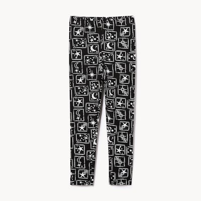 Kid Girls' Printed Legging - JF Black