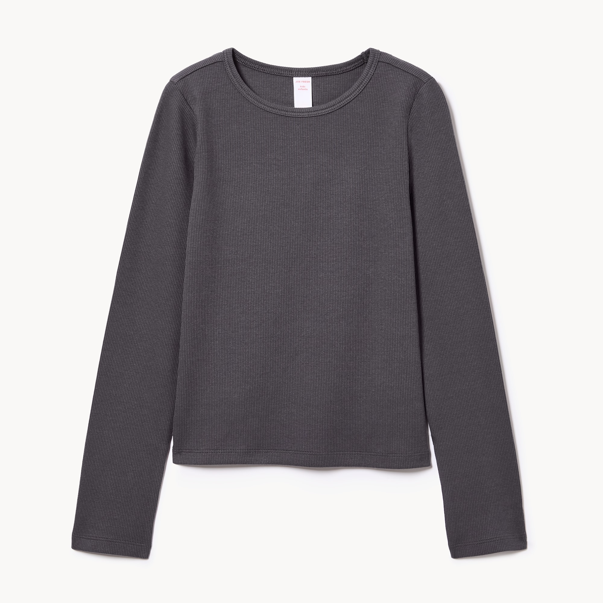 Kid Girls' Ribbed Long Sleeve Top