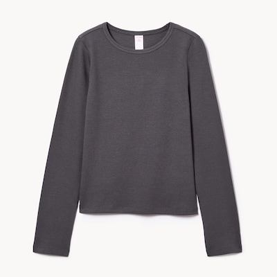 Joe Fresh Kid Girls' Ribbed Long Sleeve Top 1 ea, $12.00/1ea