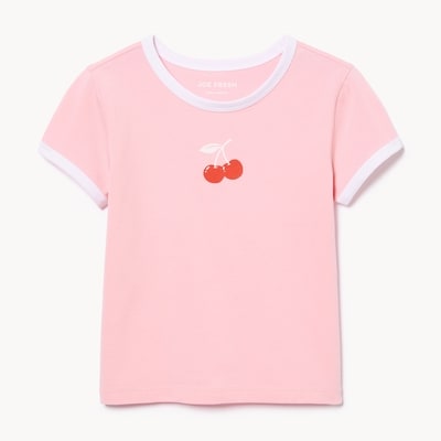 Joe Fresh Kid Girls' Graphic Ringer T-Shirt 1 ea, $12.00/1ea