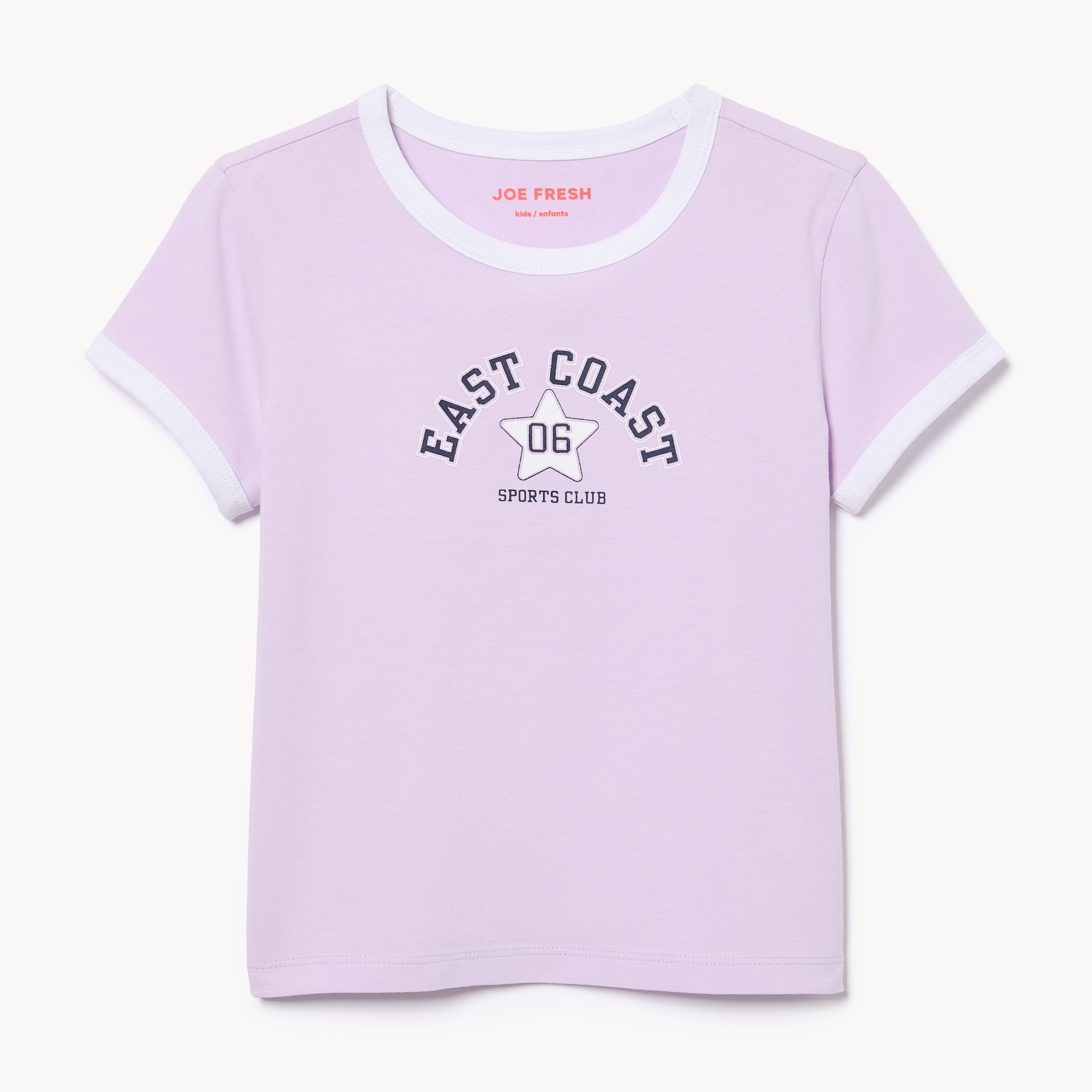 Kid Girls' Graphic Ringer T-Shirt