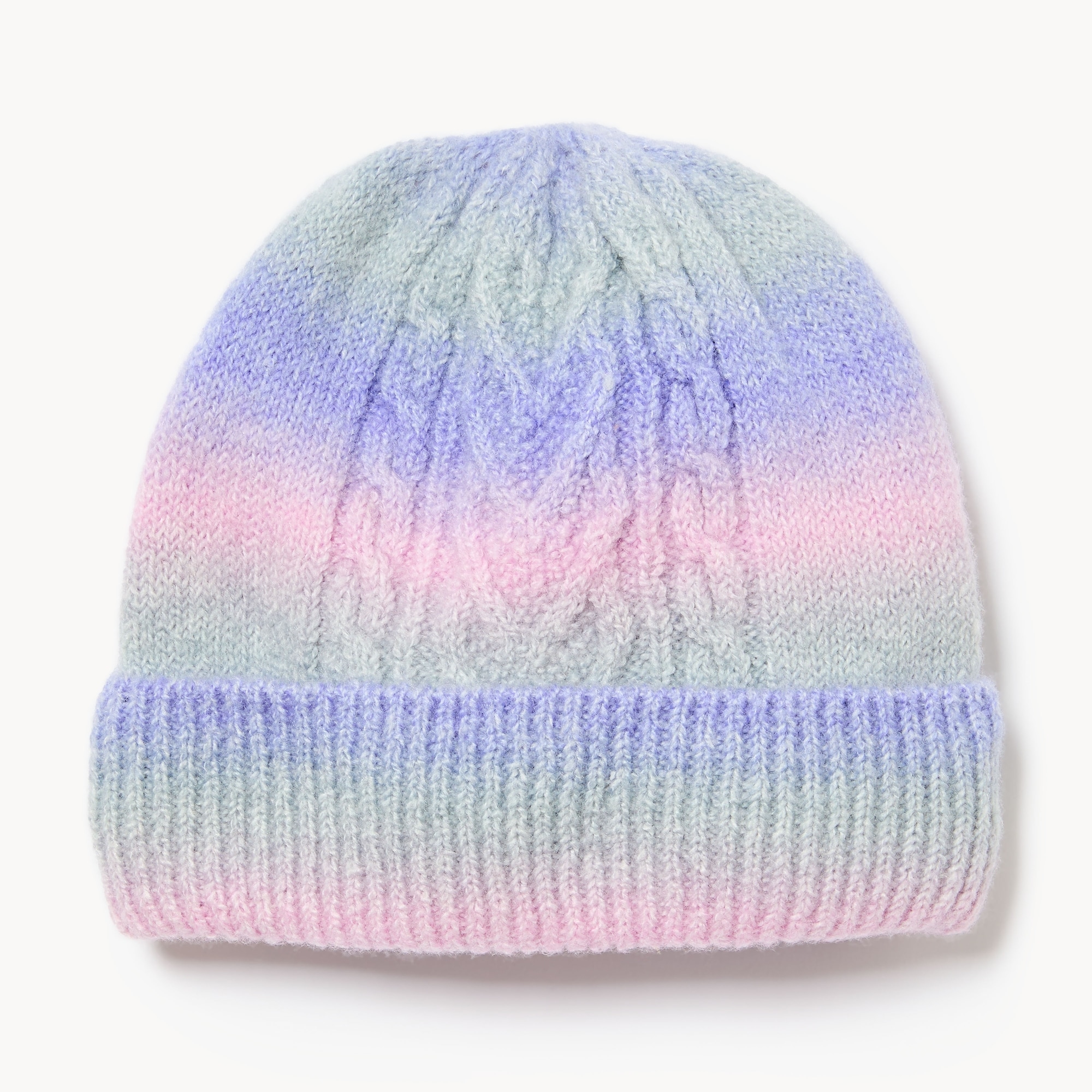 Tuque à mailles torsadées pour filles