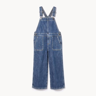 Kid Girls' Denim Overall - Dark Wash