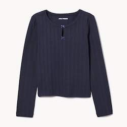 Joe Fresh Kid Girls' Pointelle Long Sleeve Top 1 ea, $14.00/1ea