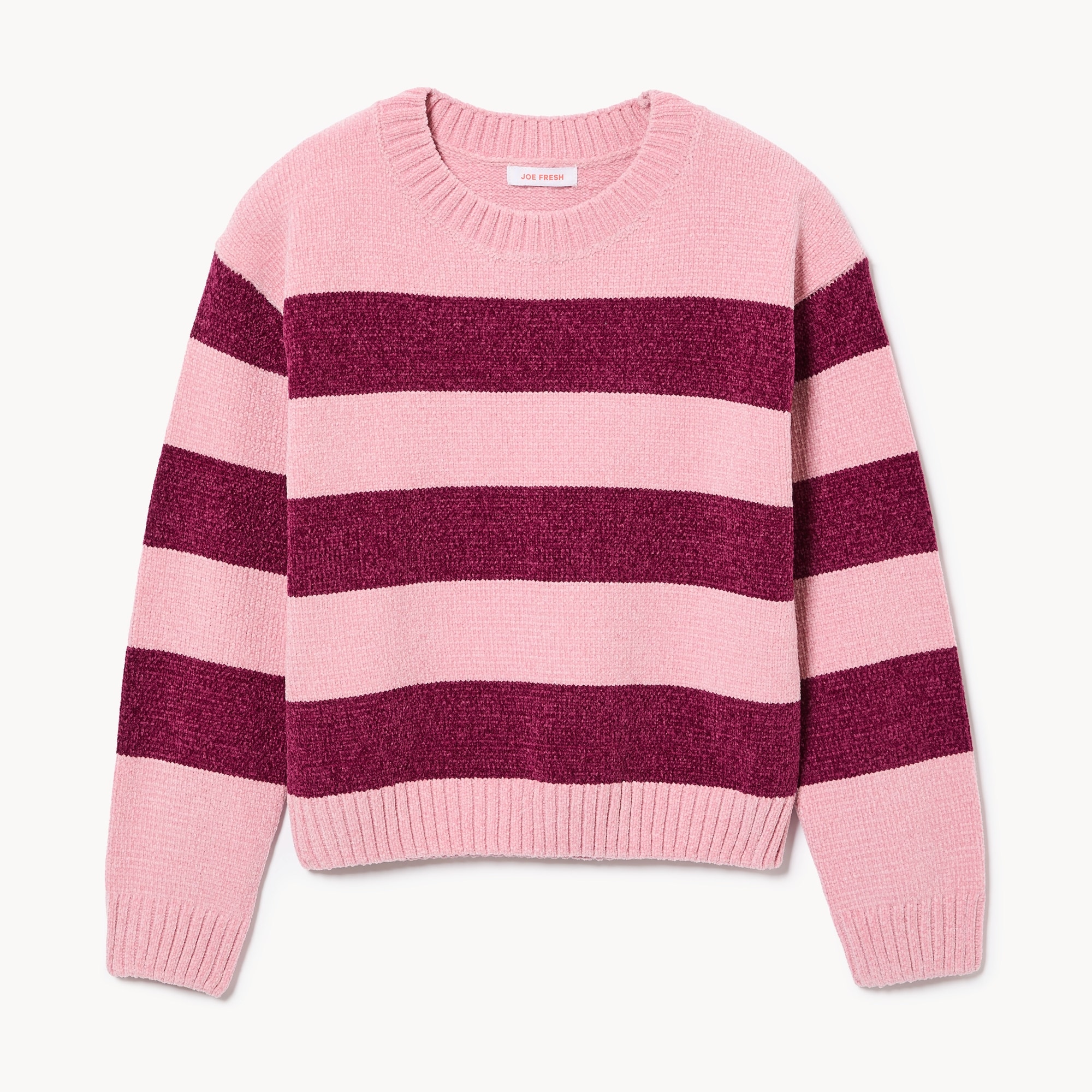 Chandail en tricot rayé pour préadolescentes