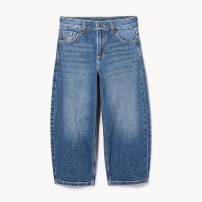 Tween Girls' Barrel Jean - Dark Wash