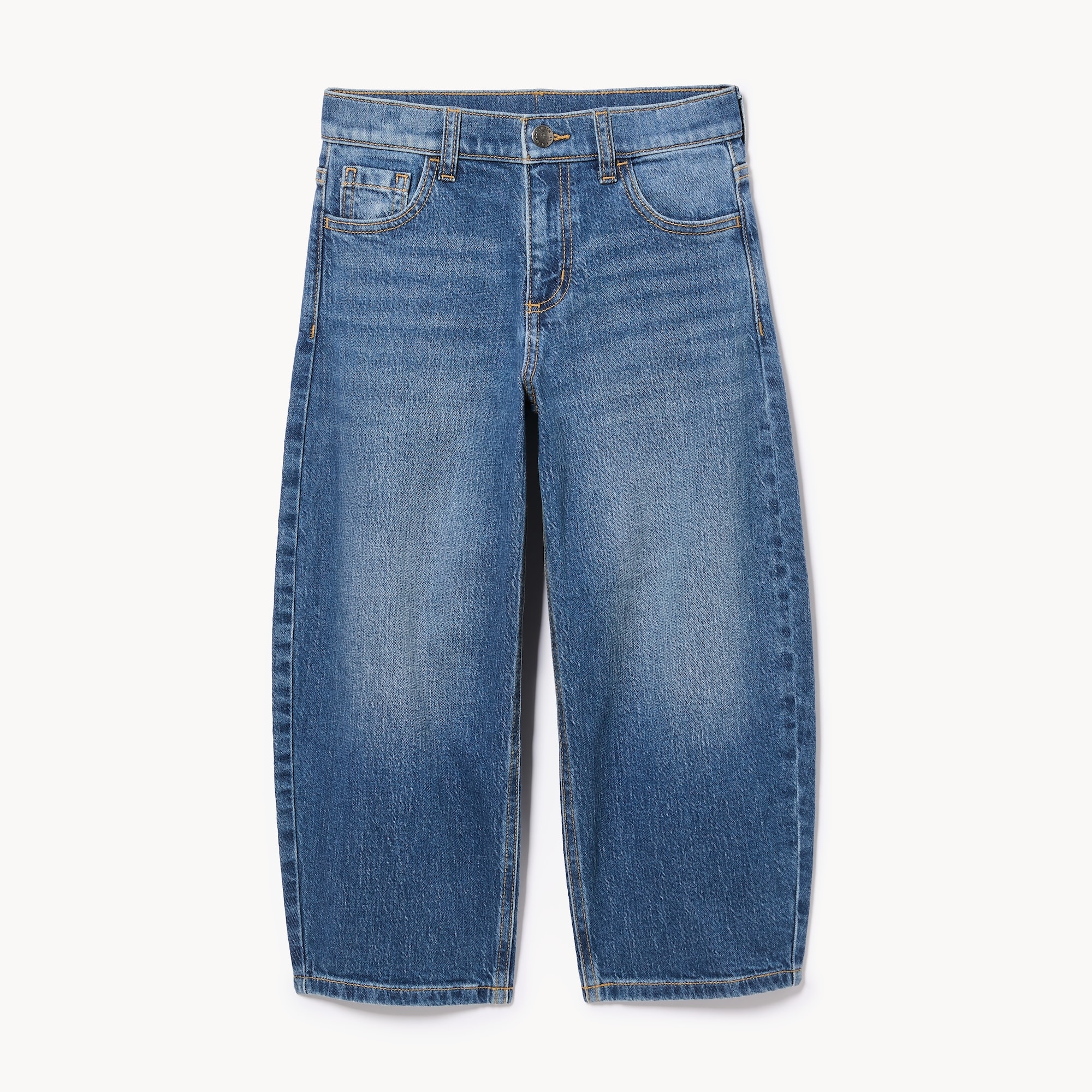 Jean à jambe tonneau pour préadolescentes