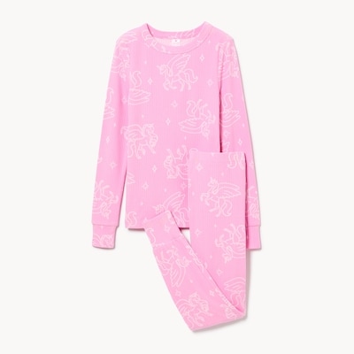 Pyjama imprimé pour filles - Rose Cendré