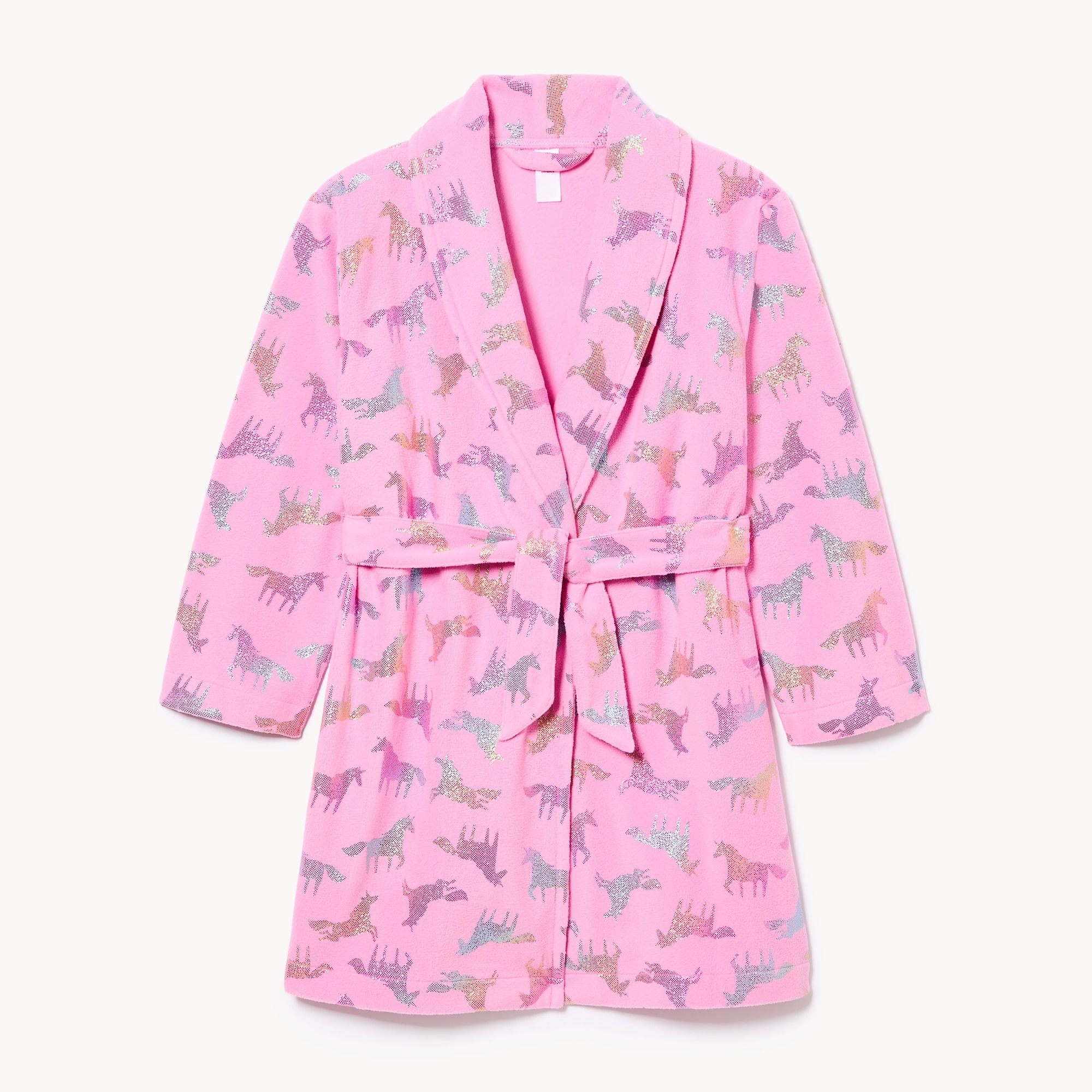 Peignoir à motif de licorne pour filles