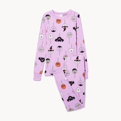 Kid Girls' Halloween Sleep Set - Lilac