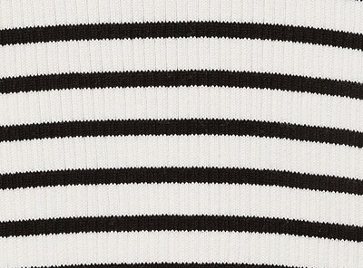 Chandail en tricot côtelé rayé pour filles