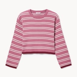 Joe Fresh Chandail en tricot côtelé rayé pour filles 1 ea, 24,00 $/1ch