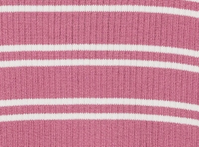 Chandail en tricot côtelé rayé pour filles