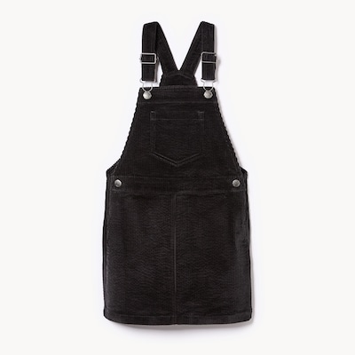 Kid Girls' Corduroy Pinafore - JF Black