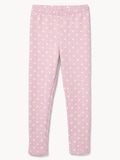 Joe Fresh Legging imprimé en molleton duveteux pour filles 1 ea, 16,00 $/1ch