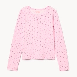 Joe Fresh Haut manches longues en mailles pointelle, filles 1 ea, 14,00 $/1ch