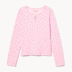 Joe Fresh Haut manches longues en mailles pointelle, filles 1 ea, 14,00 $/1ch